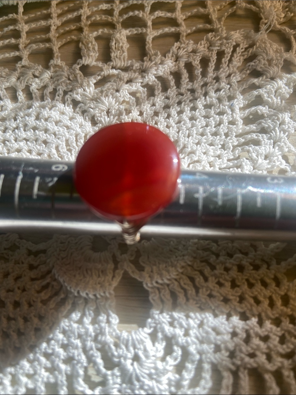 Cornelian wrapped Ring